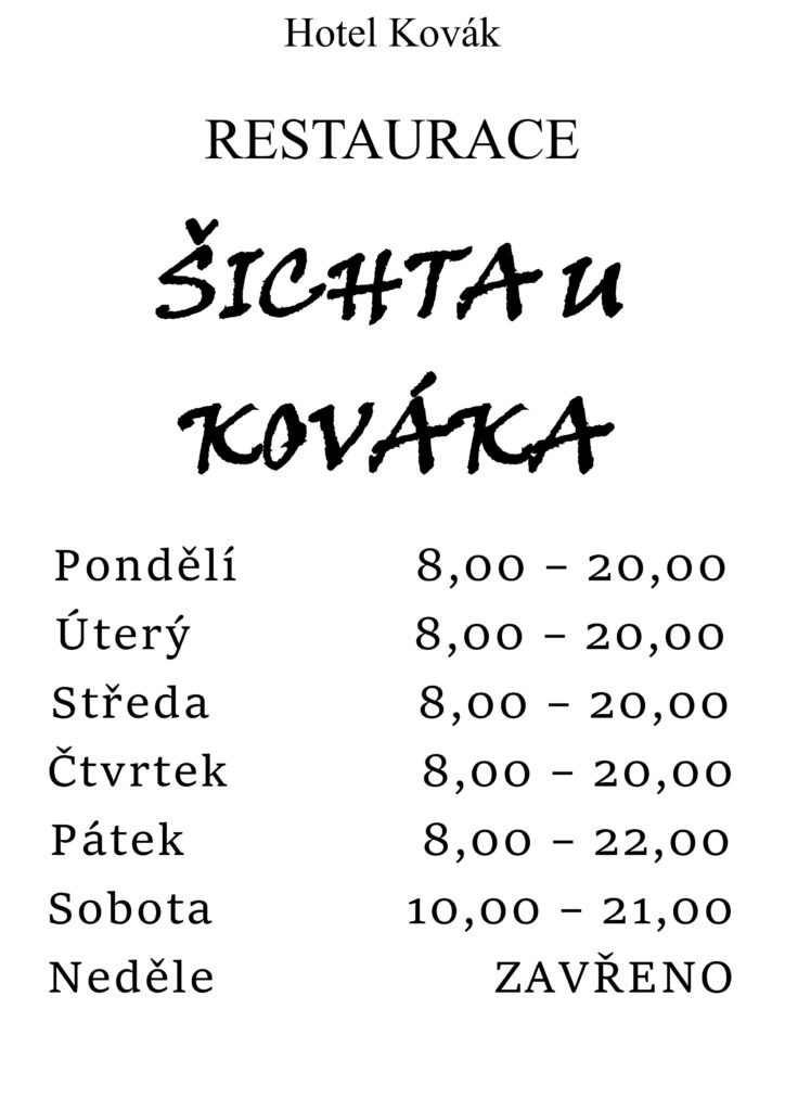 otvírací doba nová oprava